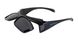 Темные очки с поляризацией BluWater Flip-IT polarized (smoke) "OTG" 2
