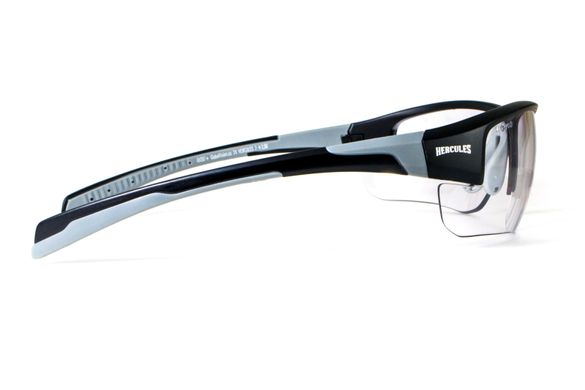 Ударостійкі біфокальні окуляри з фотохромною лінзою Global Vision Hercules-7 Bifocal (+1.5) photocromic (clear) 3 купити
