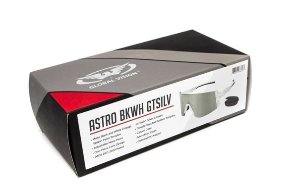 Захисні окуляри Global Vision Astro White (G-Tech™ Silver Lenses) (insert) 8 купити