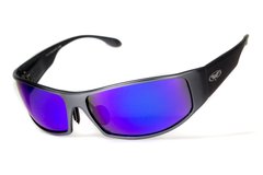 Защитные очки Global Vision Bad-Ass 1 gun metal (G-TECH™ blue) 1 купить
