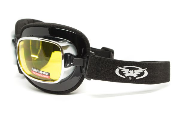 Захисні окуляри з ущільнювачем Global Vision Retro Joe (yellow) 6 купити
