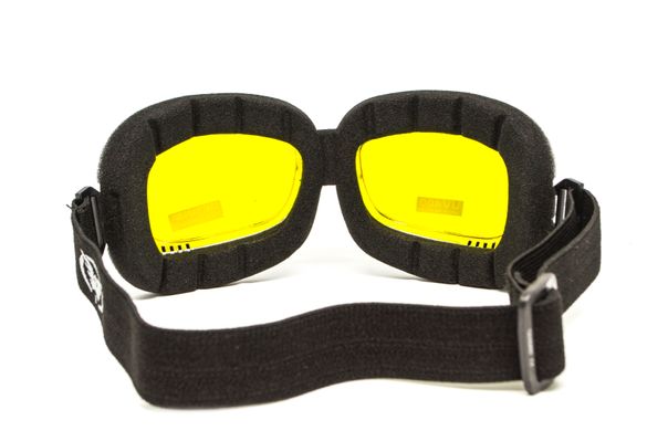 Защитные очки с уплотнителем Global Vision Retro Joe (yellow) 7 купить