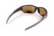 Темні окуляри з поляризацією BluWater Daytona-2 polarized (brown) в чорно-сірій оправі 4