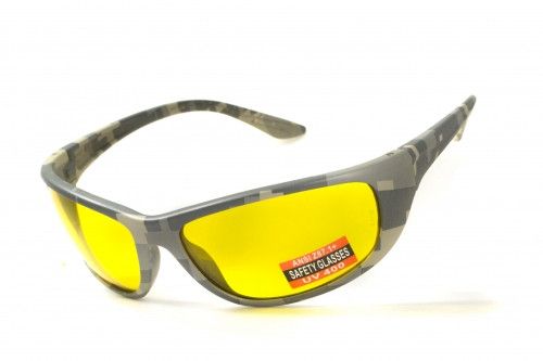 Защитные очки Global Vision Hercules-6 Digital Camo (Amber) 2 купить