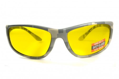 Захисні окуляри Global Vision Hercules-6 Digital Camo (Amber) 3 купити