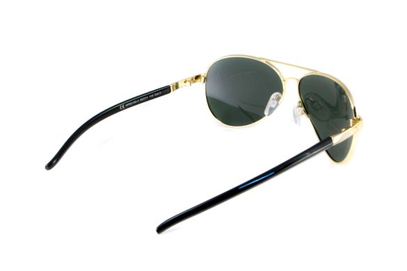 Дитячі поляризаційні окуляри в металевій оправі HIS HP00100-3 (mini) Polarized (black)
