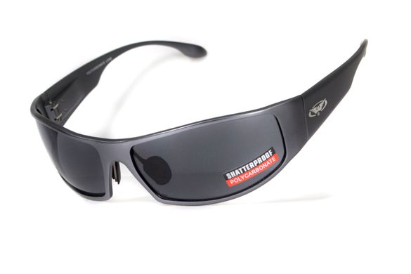 Захисні окуляри Global Vision Bad-Ass 1 gun metal (Gray) 9 купити