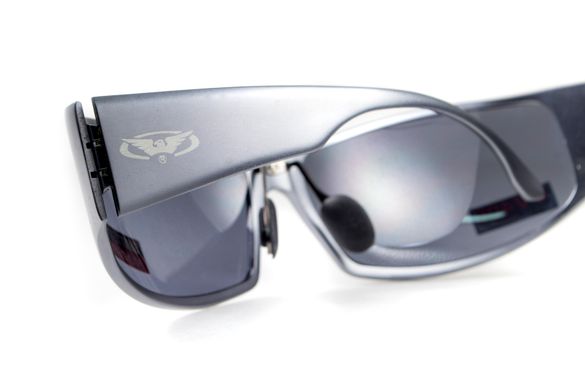Захисні окуляри Global Vision Bad-Ass 1 gun metal (Gray) 8 купити