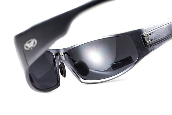 Защитные очки Global Vision Bad-Ass 1 gun metal (Gray) 7 купить