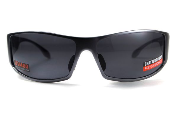 Защитные очки Global Vision Bad-Ass 1 gun metal (Gray) 11 купить