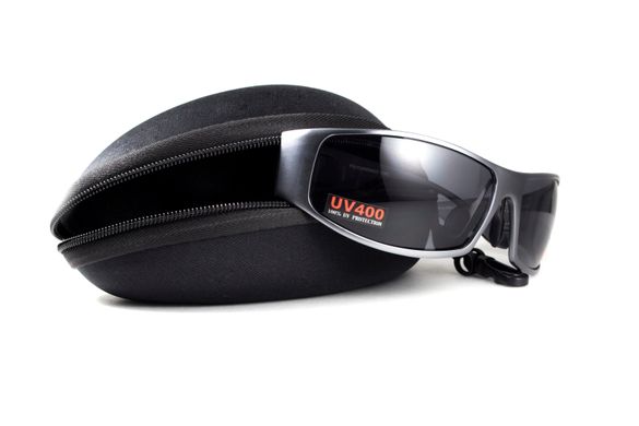 Защитные очки Global Vision Bad-Ass 1 gun metal (Gray) 5 купить