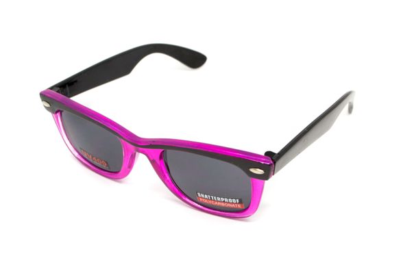 Захисні окуляри Swag Hipster-4 Pink (gray) 2 купити