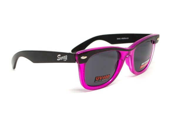 Захисні окуляри Swag Hipster-4 Pink (gray) 7 купити