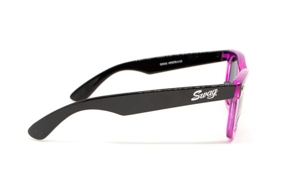 Захисні окуляри Swag Hipster-4 Pink (gray) 3 купити