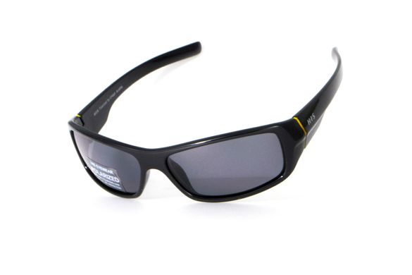 Дитячі поляризаційні окуляри в гнучкою оправі HIS HP10111-1 (mini) Polarized (black)