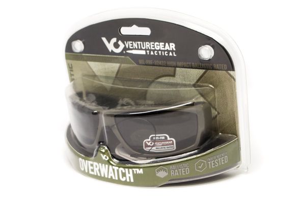 Захисні окуляри Venture Gear Tactical OverWatch (forest gray) (green OD frame) 9 купити