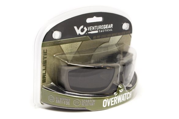 Захисні окуляри Venture Gear Tactical OverWatch (forest gray) (green OD frame) 10 купити