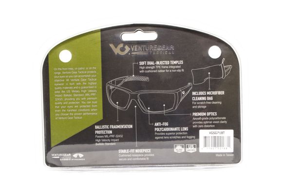 Захисні окуляри Venture Gear Tactical OverWatch (forest gray) (green OD frame) 11 купити