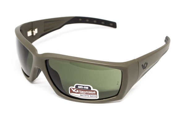 Захисні окуляри Venture Gear Tactical OverWatch (forest gray) (green OD frame) 3 купити