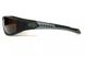 Темні окуляри з поляризацією BluWater Daytona-3 polarized (brown) в чорно-сірій оправі 3