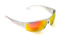 Защитные очки Global Vision Bad-Ass 1 silver metal (G-TECH™ red) 1 купить