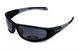 Темні окуляри з поляризацією BluWater Daytona-3 polarized (gray) в чорно-сірій оправі 5