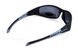Темні окуляри з поляризацією BluWater Daytona-3 polarized (gray) в чорно-сірій оправі 4