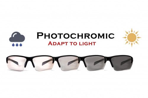 Фотохромні захисні окуляри Global Vision Hercules-7 Black (clear photochromic) 7 купити