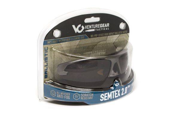 Захисні окуляри Venture Gear Tactical Semtex 2.0 Gun metal frame (bronze) 8 купити