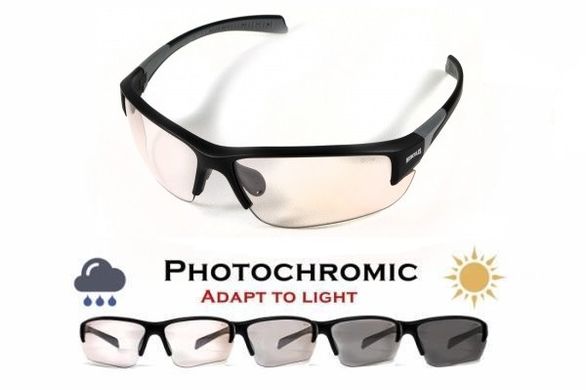 Фотохромні захисні окуляри Global Vision Hercules-7 Black (clear photochromic) 2 купити