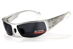 Защитные очки Global Vision Bad-Ass 2 silver metal (gray) (Gatorz Magnum) 1 купить