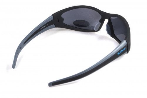 Темні окуляри з поляризацією BluWater Daytona-4 polarized (gray) в чорно-сірій оправі 4 купити