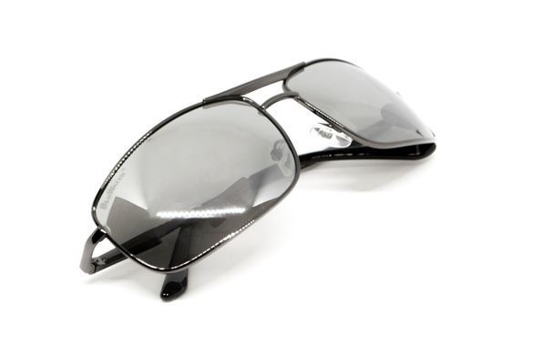 Темні окуляри з поляризацією BluWater Navigator-3 Gun Metal Polarized (flashmirror) 3 купити
