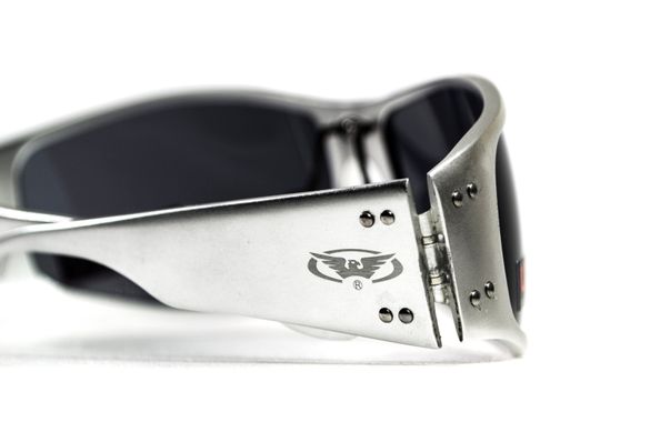 Защитные очки Global Vision Bad-Ass 2 silver metal (gray) (Gatorz Magnum) 8 купить