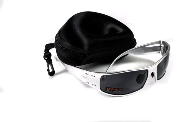 Захисні окуляри Global Vision Bad-Ass 2 silver metal (gray) (Gatorz Magnum) 2 купити