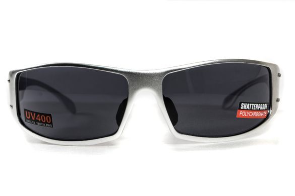 Защитные очки Global Vision Bad-Ass 2 silver metal (gray) (Gatorz Magnum) 6 купить