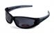 Темные очки с поляризацией BluWater Daytona-4 polarized (gray) в черно-серой оправе 5