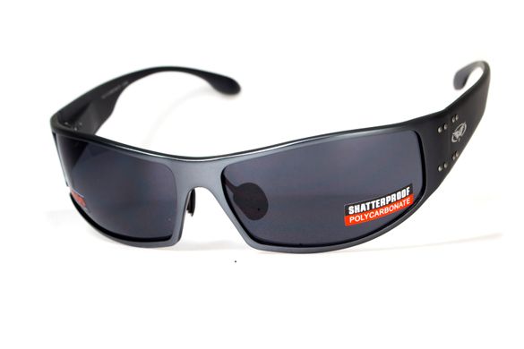 Защитные очки Global Vision Bad-Ass 2 gun metal (gray) (Gatorz Magnum) 11 купить