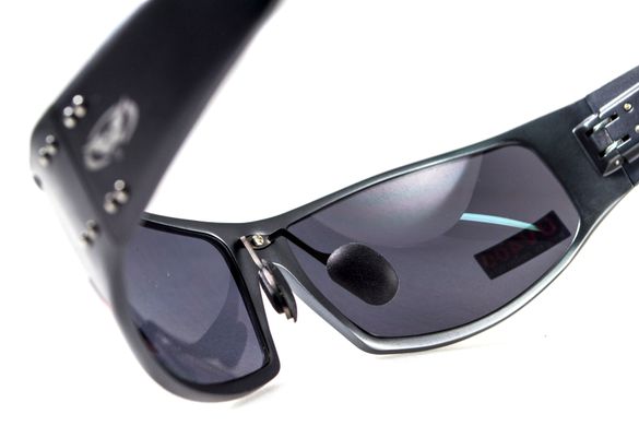 Защитные очки Global Vision Bad-Ass 2 gun metal (gray) (Gatorz Magnum) 7 купить
