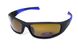 Темні окуляри з поляризацією BluWater Daytona-3 polarized (brown) в чорно синій оправі 2