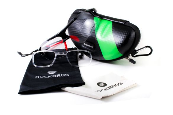 Фотохромні захисні окуляри Rockbros-4 Black-Red Photochromic HF-112 фотохромними лінза (rx-insert) 2 купити