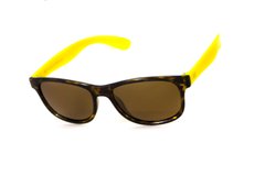 Детские поляризационные очки с гибкими дужками HIS HP60104-1 (mini) Polarized (brown)
