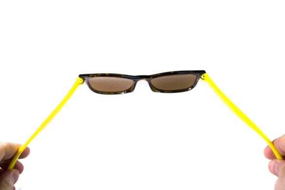 Дитячі поляризаційні окуляри з гнучкими дужками HIS HP60104-1 (mini) Polarized (brown)