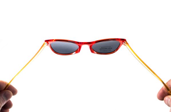 Детские поляризационные очки с гибкими дужками HIS HP70101-2 (mini) Polarized (black)