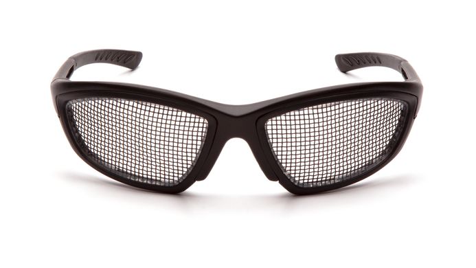 Защитные очки Pyramex Trifecta Mesh (black), сетчатые очки (плетенные) 2 купить