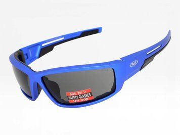 Защитные очки Global Vision Sly Blue Metallic (smoke) 1 купить