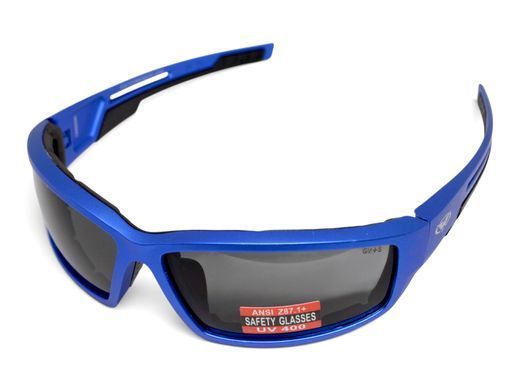 Защитные очки Global Vision Sly Blue Metallic (smoke) 3 купить