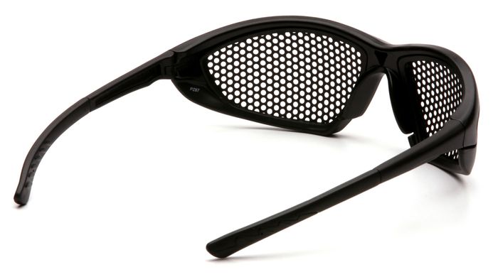 Захисні окуляри Pyramex Trifecta Perfo (black), сітчасті окуляри (перфоровані) 4 купити