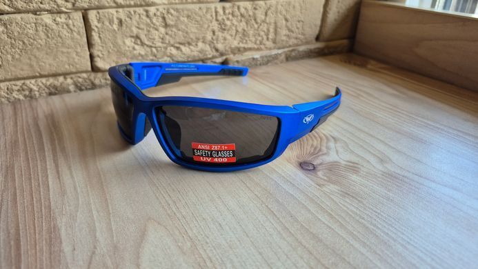 Захисні окуляри Global Vision Sly Blue Metallic (smoke) 8 купити