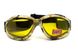 Захисні окуляри з ущільнювачем Global Vision Eliminator Camo Pixel (yellow), жовті в камуфльованій оправі 2